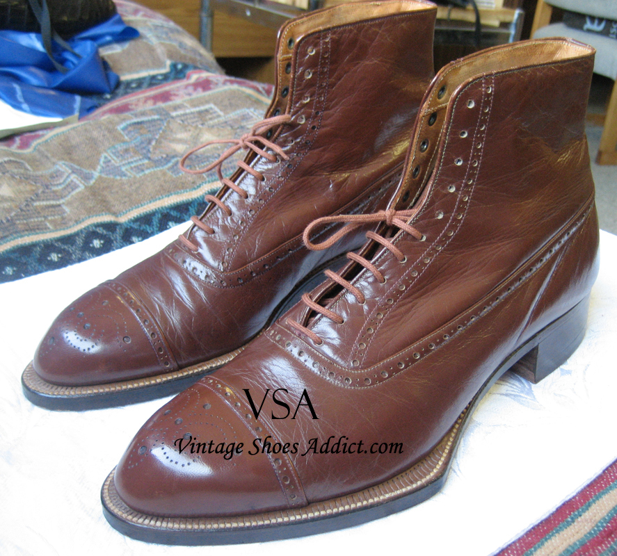 Vintage Spade Soled Shoes